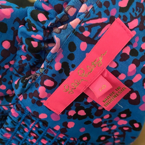 Lilly Pulitzer Preslee Long Sleeve Top sz-10 - Picture 6 of 6